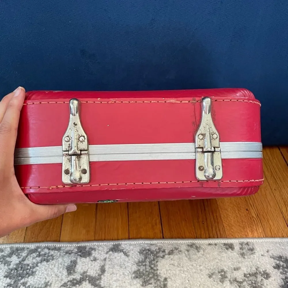 Going to grandmas vintage suitcase